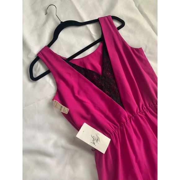 GUESS VTG Lace Dress Women's 4 Purple Fusia Y2K Party Cocktail Sleeveless NWT - Picture 6 of 10